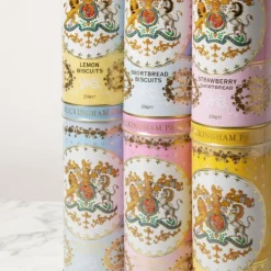 Royal Collection Shop Buckingham Palace Lemon Shortbread Biscuit Tin* Biscuits