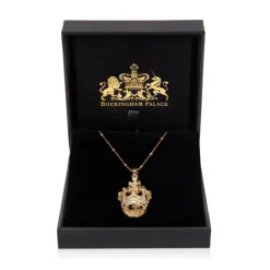 Royal Collection Shop Gold Crown Necklace* Necklaces
