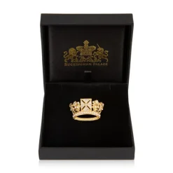 Royal Collection Shop Gold Diadem Crown Brooch* Brooches