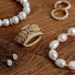 Royal Collection Shop Gold Diadem Crown Brooch* Brooches