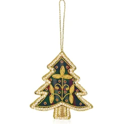 Royal Collection Shop Palace Of Holyroodhouse Tartan Christmas Tree Decoration* Decorations