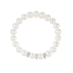 Royal Collection Shop Pearl And Crystal Disc Bracelet* Bracelets