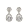 Royal Collection Shop Silver Drop Teardrop Earrings* Earrings