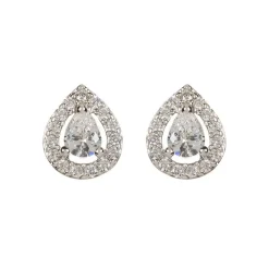 Royal Collection Shop Silver Teardrop Earrings* Earrings