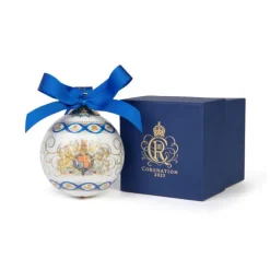 Royal Collection Shop The Coronation China Bauble* The Coronation Of King Charles Iii