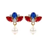 Royal Collection Shop Vicki Sarge Red, White And Blue Small Drop Earrings* Earrings