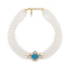 Royal Collection Shop Vicki Sarge Triple Strand Pearl Necklace* Necklaces
